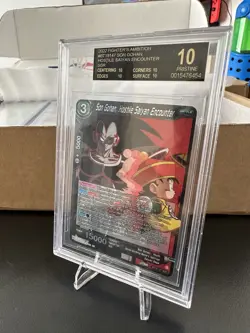 Son Gohan Hostile Saiyan Encounter Dragon Ball Super Card Game BGS Black Label - Image 1