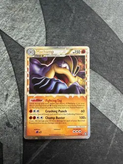 Machamp Prime 95/102 Ultra Rare Holo HGSS Triumphant Pokemon Card - LP - Image 1