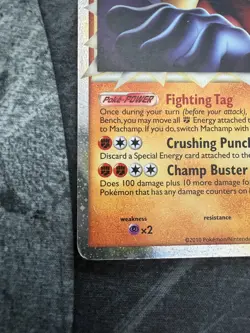 Machamp Prime 95/102 Ultra Rare Holo HGSS Triumphant Pokemon Card - LP - Image 4