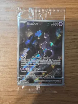 Mewtwo SVP052 Scarlet & Violet 151 Illustration Promo Pokemon Card * Sealed * .. - Image 1