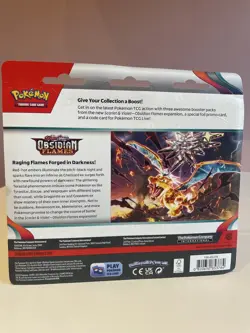 Pokemon Obsidian Flames Eevee Collection 3 Pack Blister Cards - Image 2