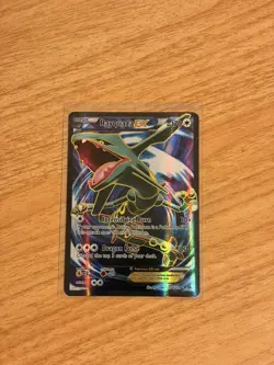 Pokemon TCG Rayquaza EX Full Art Card Roaring Skies 104/108 XY - Excellent Cond. - Image 1