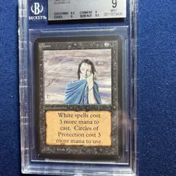 MTG Alpha Gloom U K BGS 9 MINT (9.5 surface) 1993 - Image 1