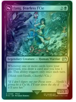 Fang, Fearless l'Cie - Foil Final Fantasy MTG - Image 1