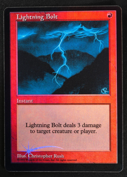 Lightning Bolt FOIL Judge Reward Promo MTG - Image 1