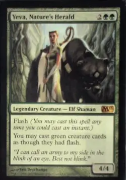 Yeva, Nature's Herald - Magic 2013 (M13): #197, Magic: The Gathering Lp C283 - Image 1