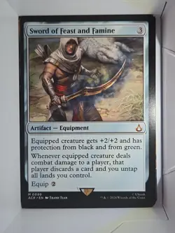 Sword of Feast and Famine - M99 - MTG - Universes Beyond: Assassin's Creed (ACR) - Image 1