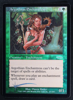 Argothian Enchantress Foil Judge Reward Promo MTG - Image 1