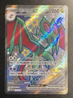 Noivern ex Shiny UR 220/091 Pokemon TCG S&V Paldean Fates Full Art Ultra Rare NM - Image 1