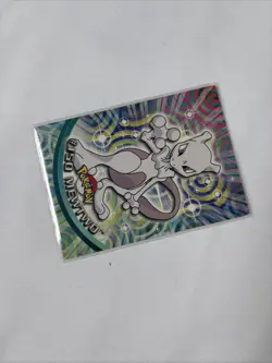 Topps Pokemon MEWTWO #150 Blue Logo Non Holo TV Animation Edition - Image 2