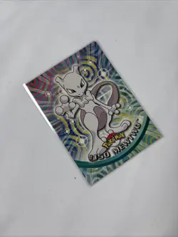 Topps Pokemon MEWTWO #150 Blue Logo Non Holo TV Animation Edition - Image 5