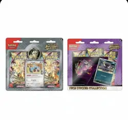 Pokemon TCG Ascended Heroes Sealed Lot: 3-Pack Blister & Tech Sticker Collection - Image 1