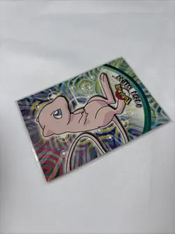 Pokemon 2000 Topps TV Animation Edition Series 3 Mew #151 Blue Logo - Image 4