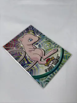 Pokemon 2000 Topps TV Animation Edition Series 3 Mew #151 Blue Logo - Image 5