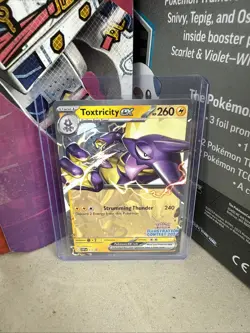 Toxtricity EX Illustration Contest 2024 Scarlet Violet Promo NM Pokemon TCG - Image 1