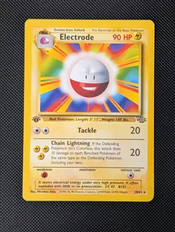 Electrode 18/64 Jungle Regular 1st Edition Pokemon Vintage 1999 WotC - Image 1