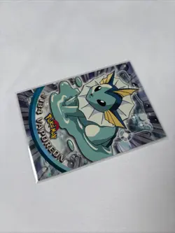 2000 Topps Pokemon TV Animation Edition Series 3 Non Holo #134 Vaporeon - Image 2