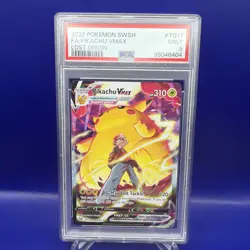 2022 Pokemon SWSH Pikachu VMAX PSA 9 MINT #TG17 Lost Origin Trainer Gallery - Image 1