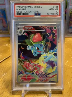 2025 Pokemon Mega Evolution Sequential Set BULBASAUR, IVYSAUR, VENUSAUR PSA 10’s - Image 3