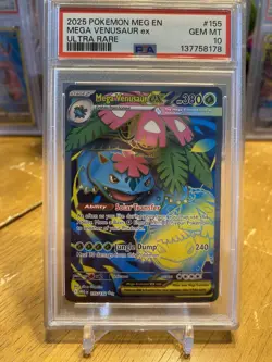 2025 Pokemon Mega Evolution Sequential Set BULBASAUR, IVYSAUR, VENUSAUR PSA 10’s - Image 4