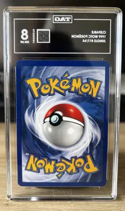 🌟 TAG 8 NM/MT Clefable #17/64 - 1999 Jungle Rare Pokemon - Image 2