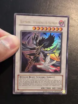 Yu-Gi-Oh! ULTRA RARE CARD BLACKWING SILVERWIND THE ASCENDANT SOVR-EN041 NM/VLP - Image 3