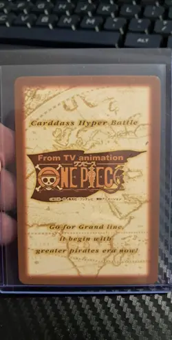 BANDAI One Piece Hyper Battle C398 B LUFFY HOLO FOIL SCARCE EARLY CARD - Image 2