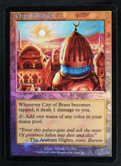 City of Brass FOIL JSS Promo Magic Card MTG - Image 1