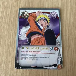 Naruto Uzumaki #061 Gold Foil Text Rare Naruto Card TCG CCG - Image 1