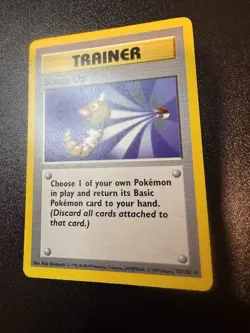 1999 Scoop Up 78/102 Rare Trainer Pokemon Card Shadowless WOTC Base Set LP/NM - Image 2