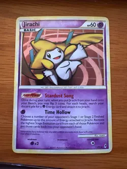 Shiny Jirachi 11/95 2011 Call of Legends Pokemon Card NM Near Mint HOLO - Image 1