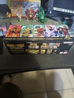 Dragon Ball Super Card Game Fusion World 1st Anniversary Bundle Set Sealed - Image 1