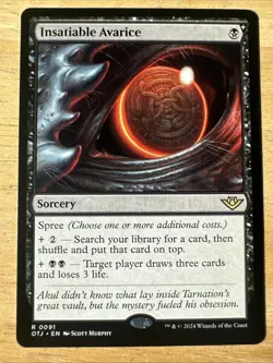 Insatiable Avarice - Outlaws of Thunder Junction (OTJ) - Image 1