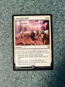 Akroma's Will Commander Legends Regular - Image 1