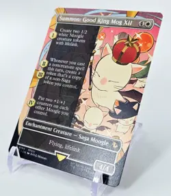 MTG • SUMMON: GOOD KING MOG XII Borderless • Commander Final Fantasy Magic - Image 2