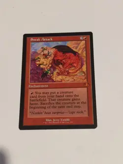 Sneak Attack - Retro Frame - Dominaria Remastered - DMR MTG - Image 1