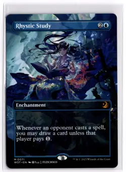 Rhystic Study Wilds of Eldraine: Enchanting Tales 71 LP MTG Magic: the Gathering - Image 1