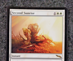 Second Sunrise MTG Magic the Gathering Mirrodin WOTC MINT (DS3D1L5) - Image 3