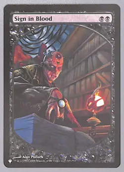 Sign in Blood - 3 - Magic Player Rewards (MPRP) The List Reprints (LIST) MTG - Image 1