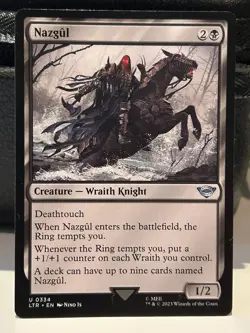 Nazgul (334) LP MTG Lord of the Rings LTR - Image 1