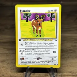 Stantler - 1st ed Edition Neo Revelation 38/64 2000 NM Pokemon WOTC - Image 1