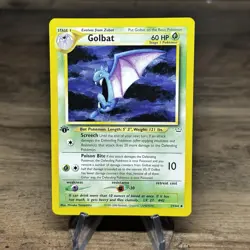 Golbat 29/64 1st Edition - Neo Revelation - Uncommon Pokemon Card NM - Image 1