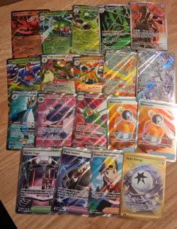Pokemon Card Lot ALL ULTRA/DOUBLE RARES - 19 Cards EX No Bulk, MINT Condition - Image 1