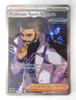 Pokemon Card Professor Turo's Scenario 240/182 Holo Ultra Rare Lightly Played - Image 1