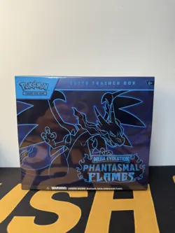 Pokemon Mega Evolution Phantasmal Flames Elite Trainer Box ETB Sealed - Image 1