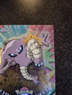 2000 Pokemon Game Topps Chrome Hitmonlee Rare Holo Card - Image 3