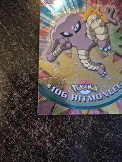 2000 Pokemon Game Topps Chrome Hitmonlee Rare Holo Card - Image 5