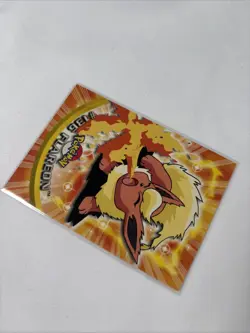 2000 Topps Pokemon TV Animation Edition Series 3 Non Holo 136 Flareon Blue Label - Image 3