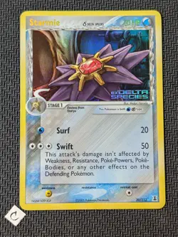 Starmie (Delta Species) 30/113 - Delta Species Stamped Reverse Holo Rare NM - Image 1