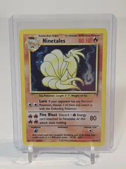 Pokemon TCG Ninetales Legendary Collection 17/110 Holo Rare 2002 - Image 1
